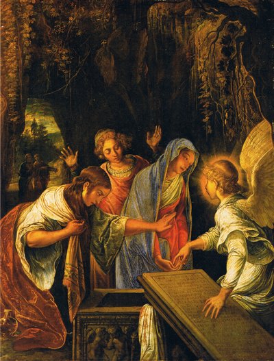 Die drei Marien am Grab Christi von Adam Elsheimer