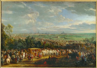 Einzug von Ludwig XIV. und Marie Thérèse von Österreich in Arras von Adam Frans van der Meulen