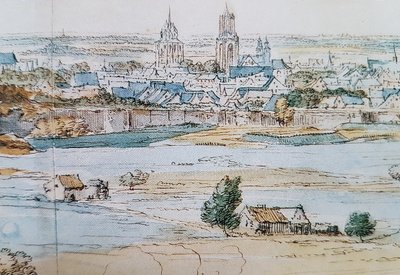 Gezicht op Maastricht (A F vd Meulen, 1673), Detail von Adam Frans van der Meulen