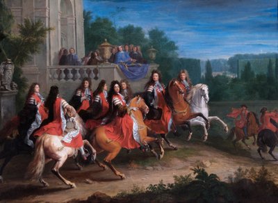 Die Familie Colbert, ca. 1680-83 von Adam Frans van der Meulen