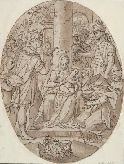 Anbetung der Heiligen Drei Könige von Adam van Noort