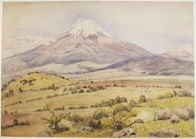 Wolkenaufzug um 10:30 Uhr Popocatépetl von Atlixco, Puebla, Mexiko von Adela Breton
