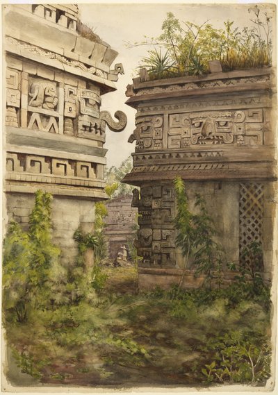 Szene aus Chichen Itza, Mexiko von Adela Breton