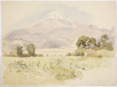 Vulkan Orizaba, nahe S Juan, Coscomatepec, Mexiko von Adela Breton
