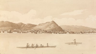 Apia Bay, Upolu, Navigatorinseln [Samoa] 18. September 1849 von Admiral Sir Edward Gennys Fanshawe