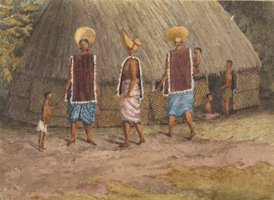 Sonntagsbonnets auf den Navigator-Inseln (Samoa), Apia Bay, 14. September 1849 (Aquarell) von Admiral Sir Edward Gennys Fanshawe