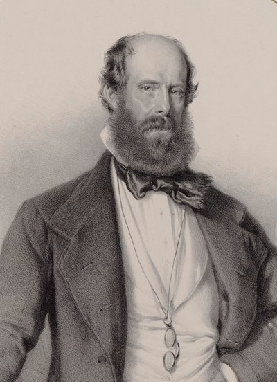 Porträt des Komponisten Luigi Ricci von Adolf Dauthage
