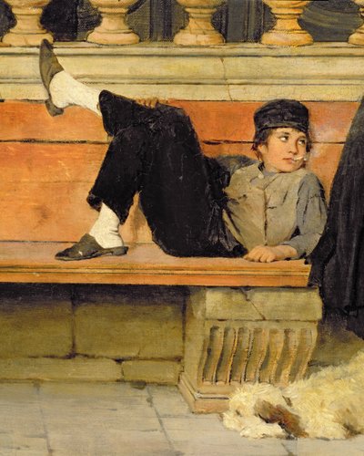 St. Markus, Venedig (Detail) von Adolf Echtler