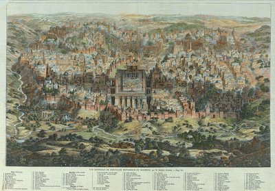 Eine Gesamtansicht von Jerusalem von Adolf Eltzner