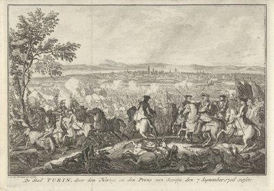 Befreiung von Turin, 1706 (De stad Turin, door den Hertog en den Prins van Savoye den 7 September 1706 ontset) von Adolf van der Laan
