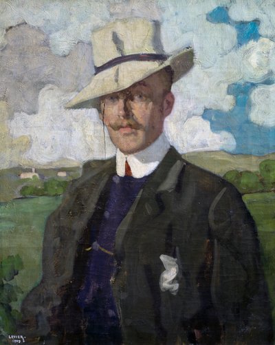 Porträt des französischen Komponisten Emile Desportes von Adolfo Levier