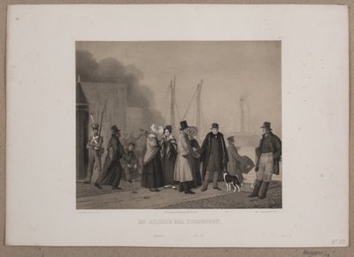 Ein Abschied am Zollhaus von Johan Adolph Kittendorff