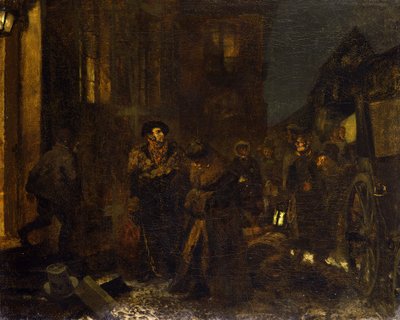 Einkehr auf der Reise von Adolph Menzel