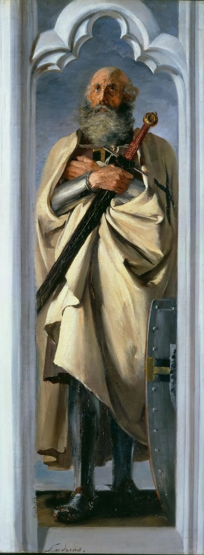 Luther Luder von Braunschweig, Großmeister des Deutschen Ordens, 1846 von Adolph Menzel