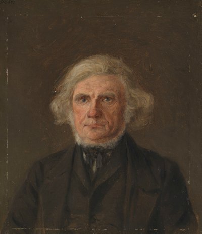 Alter Mann, Porträtstudie von Adolph Tidemand