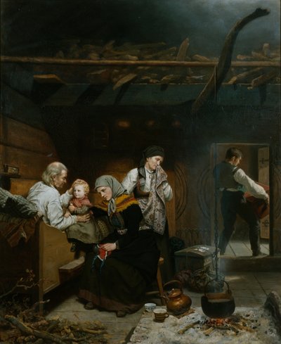 Großvaters Segen von Adolph Tidemand
