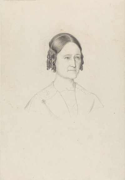 Die Frau des Künstlers, Johanne Tidemand von Adolph Tidemand