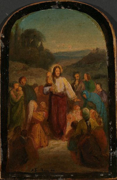 Lasst die kleinen Kinder zu mir kommen von Adolph Tidemand