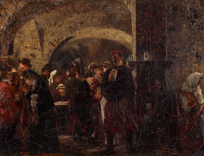 Der Esterházykeller in Wien von Adolph Menzel