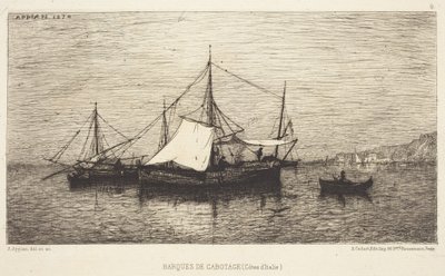 Küstenfrachtsegler von Adolphe Appian
