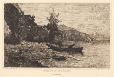 Am Ufer des Lac du Bourget von Adolphe Appian