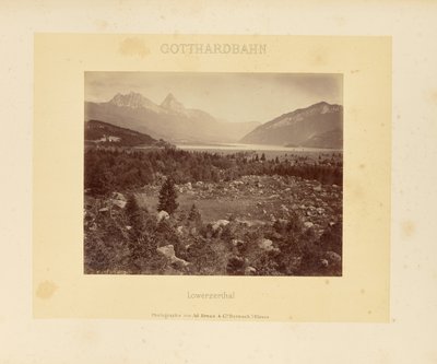 Gotthardbahn: Lowerzerthal von Adolphe Braun and Cie