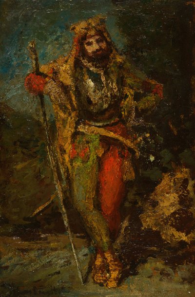 Mephisto aus der Oper Faust von Adolphe Joseph Thomas Monticelli