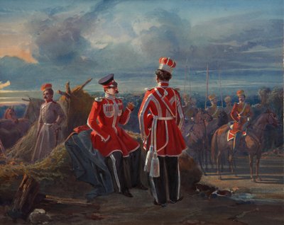 Die Krim-Tatarische Leibgarde, ca. 1850 von Adolphe Ladurner