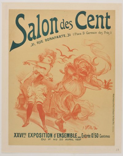 [Salon des Cent. April 1897] von Adolphe Leon Willette