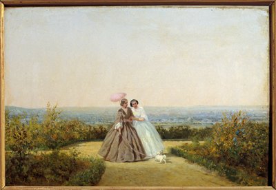 Frauen im Garten von Adolphe Martial Potemont
