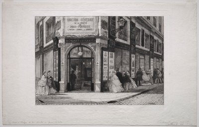 Hauptquartier der Société des Aquafortistes von Adolphe Théodore Jules Martial Potémont