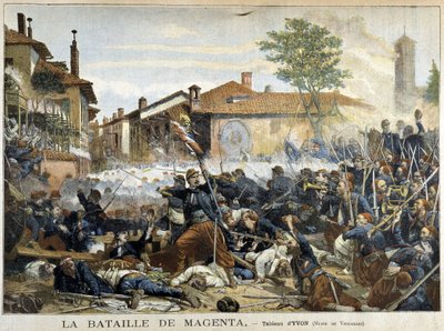 Die Schlacht von Magenta - Gemälde von Yvon, in „Le Petity Journal“ vom 15.09.1901 von Adolphe Yvon