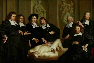 Die Anatomie-Lektion des Dr. Frederik Ruysch, 1670 von Adriaen Backer