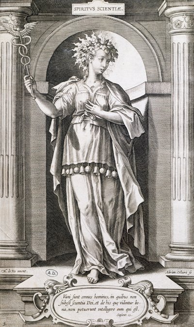 Allegorie der Wissenschaften von Adriaen Collaert