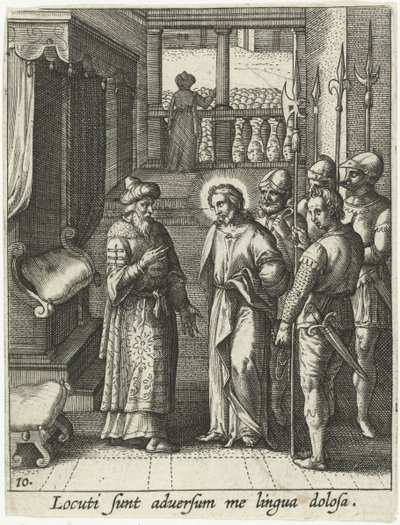 Christus zurück bei Pilatus von Adriaen Collaert