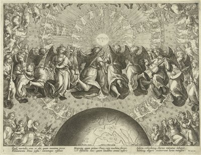 Gottes Antwort an Hiob von Adriaen Collaert