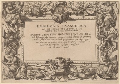 Titelseite von Adriaen Collaert after Hans Bol