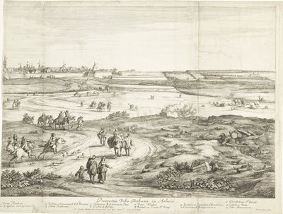 Ansicht von Bethune (rechtes Blatt) von Adriaen Frans Boudewyns