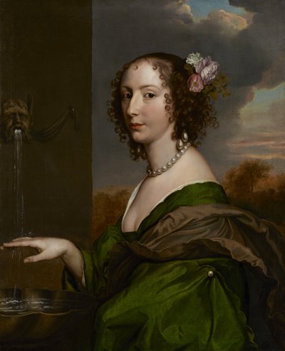 Porträt von Lucy Hay (geb. Percy) Gräfin von Carlisle, ca. 1660-65 von Adriaen Hanneman