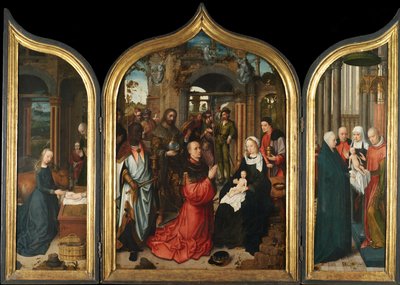Triptychon, ca. 1510-12 von Adriaen Isenbrandt or Isenbrant