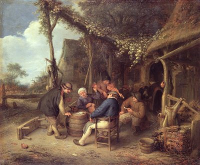 Nach der Arbeit auf dem Land, 1659 von Adriaen Jansz. van Ostade
