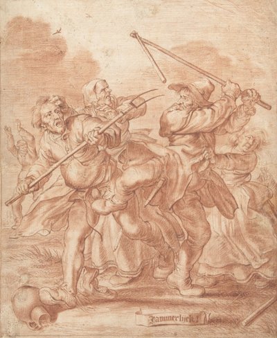 Kämpfende Bauern, 1600-62 von Adriaen Pietersz van de Venne