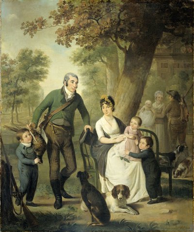 Familienporträt von Adriaen de Lelie