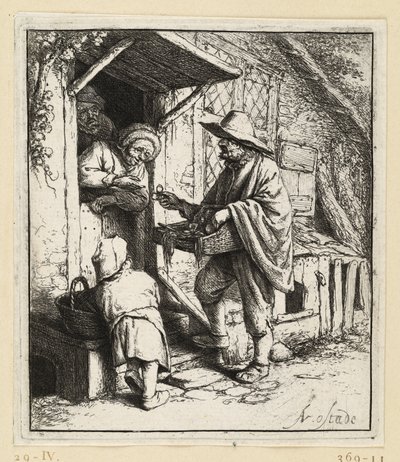 Der Brillenverkäufer von Adriaen van Ostade
