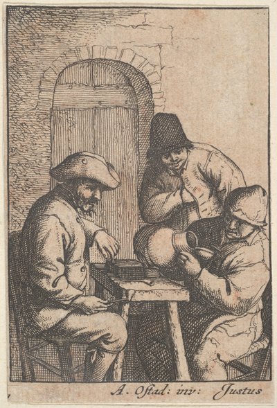 Leerer Krug von Adriaen van Ostade