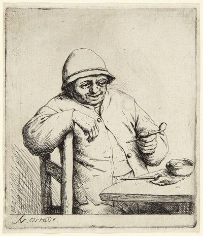 Der Raucher von Adriaen van Ostade
