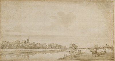 Das Haus mit dem kleinen Turm von Nordosten gesehen von Adriaen van de Velde