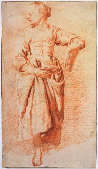 Frau in Bauernkleidung von Adriaen van de Velde