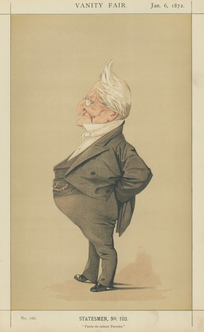 Adolphe Thiers von Adriano Cecioni
