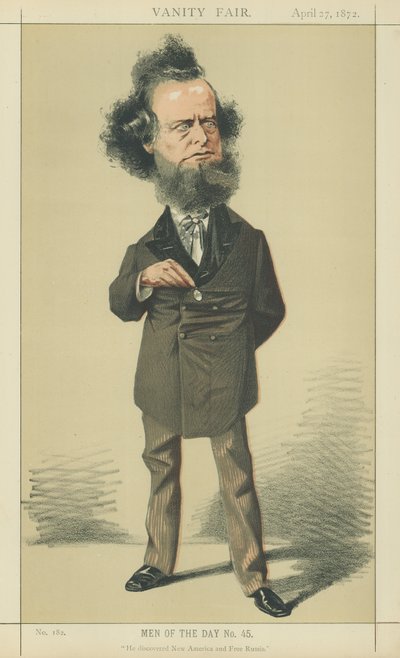 Herr William Hepworth Dixon von Adriano Cecioni